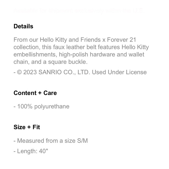 New hello kitty wallet chain belt - Picture 5 of 9